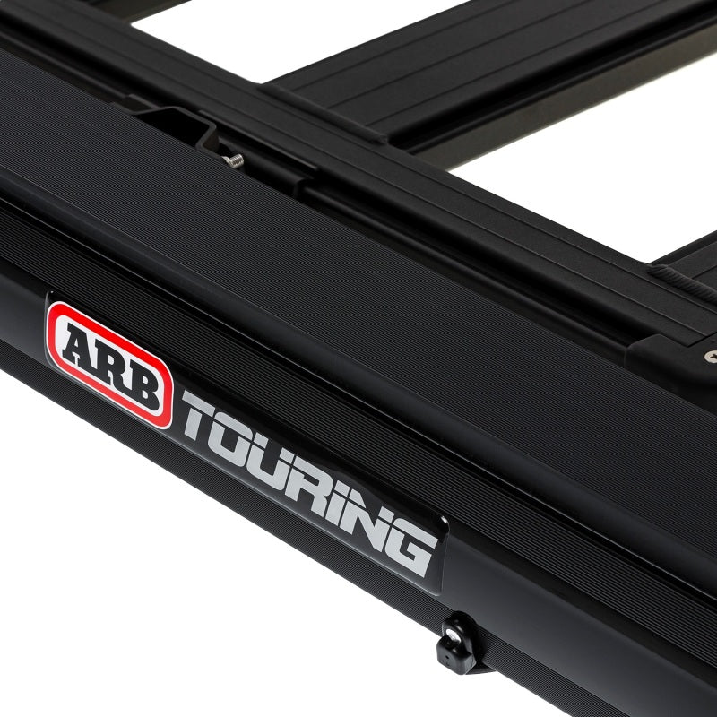 ARB Aluminum Hard Case Awning, 2.5m Black Frame, with LED Light Strip 8.2FT x 8.2FT - 814412A