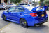 Rally Armor 15-21 Subaru WRX/STI (Sedan ONLY) Black UR Mud Flap w/ Green Logo