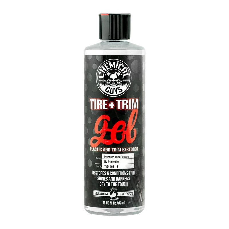 Chemical Guys Tire & Trim Gel for Plastic & Rubber (Set of 6 x 16 Oz. Bottles) TVD_108_16