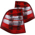 ANZO 1998-2005 Mercedes Benz M Class W163 Taillights Chrome