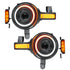 ORACLE Lighting Oculus Amber/White Switchback Bi-LED Projector Headlights for 2021+ Ford Bronco 5886-023