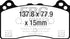 EBC 15-16 Ford Focus RS Yellowstuff Front Brake Pads