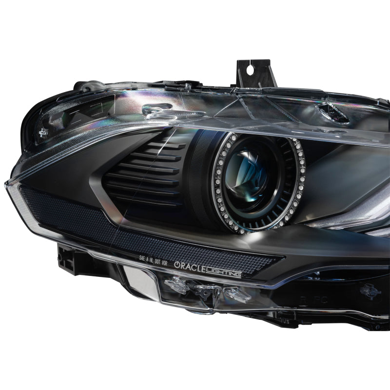 Oracle Lighting Dynamic ColorSHIFT LED Headlights - Black Series for 18-23 Ford Mustang 8204-332