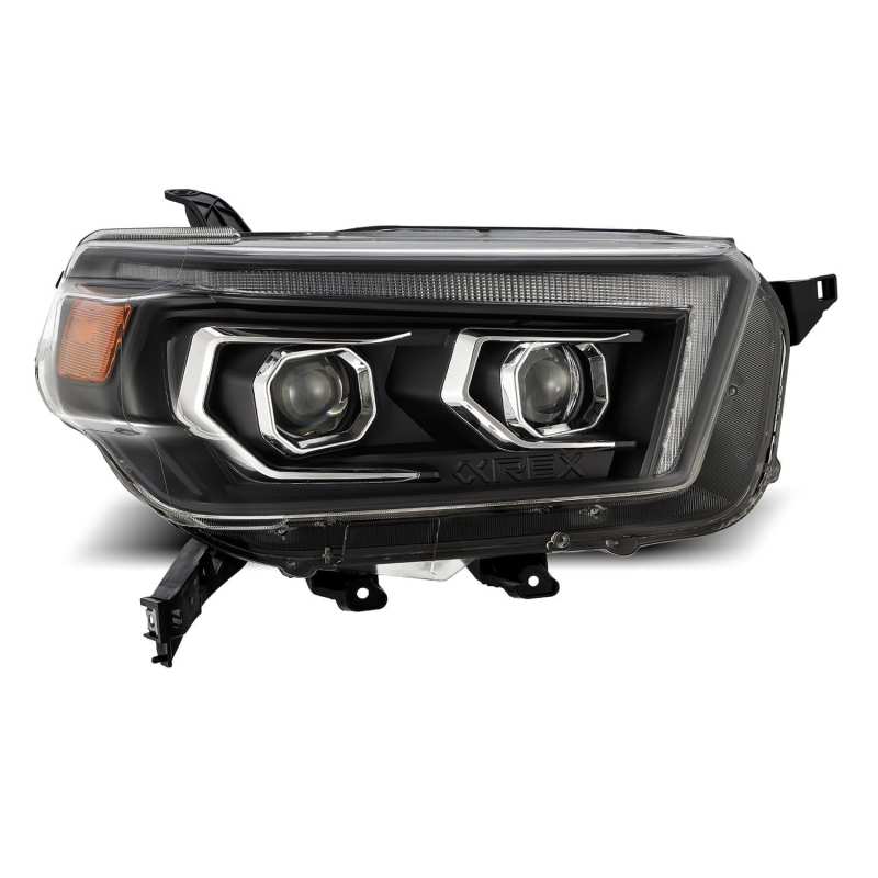 AlphaRex PRO-Series Projector Headlights Plank Style Black for 10-13 Toyota 4Runner 880755