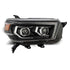 AlphaRex PRO-Series Projector Headlights Plank Style Black for 10-13 Toyota 4Runner 880755