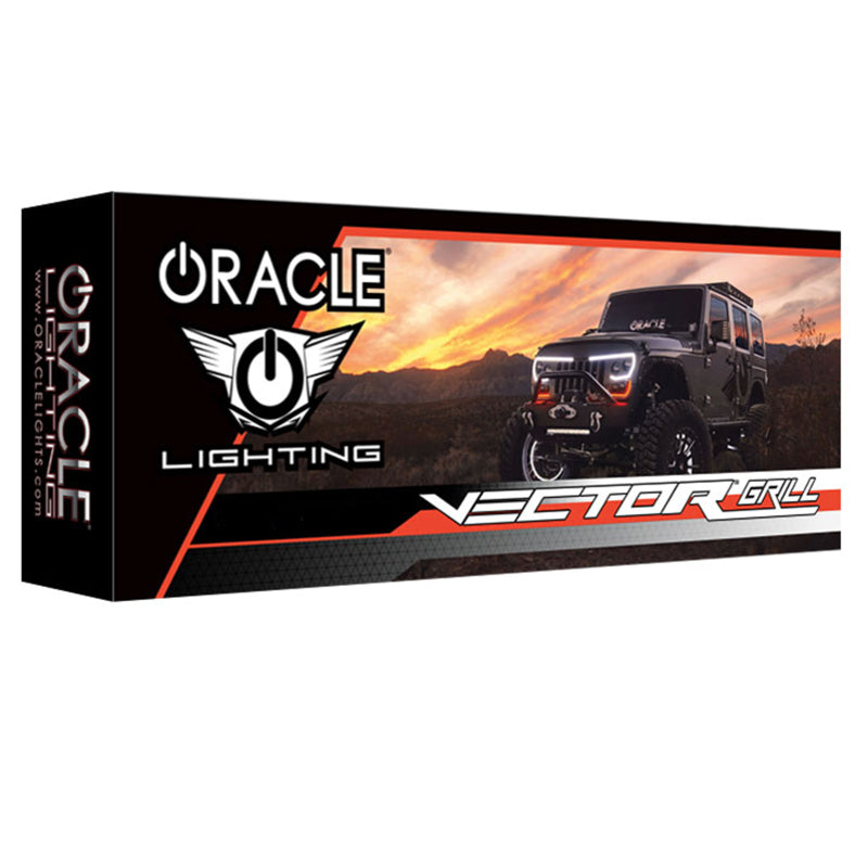 ORACLE Lighting VECTOR PRO-Series Full LED Grill for Jeep Wrangler JL/JT 5837-PRO