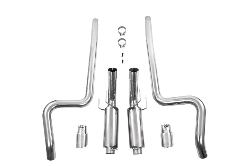 MBRP Dual Split Rear Race Version T409 3" Cat Back Exhaust For 11-14 Ford Mustang GT 5.0L - S7264409