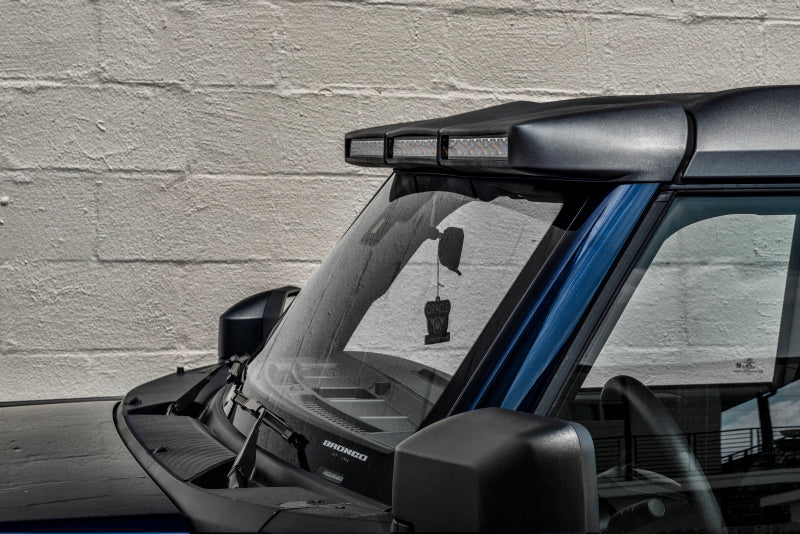 ORACLE Lighting Integrated Windshield Roof Black LED Light Bar System for 2021+ Ford Bronco 5888-023