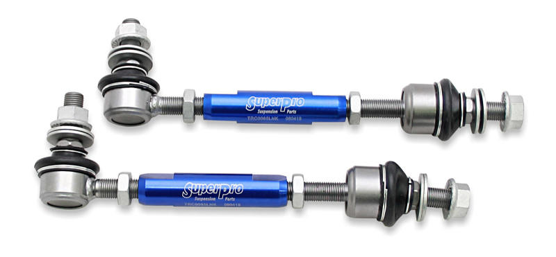 SuperPro 2003 Lexus GX470 Base Rear HD Adjustable End Link Set - 12mm Studs