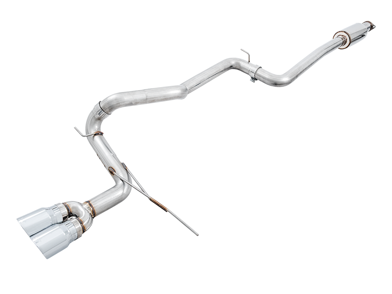 AWE Tuning Track Edition Cat-back Exhaust - Chrome Silver Tips for Ford Focus ST 3020-32034