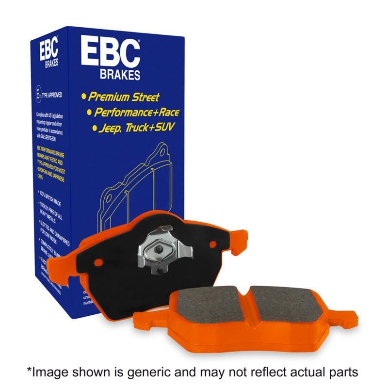 EBC 2016+ Chrysler Pacifica (Ru) 3.6L Orangestuff Front Brake Pads
