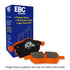 EBC 2016+ Chrysler Pacifica (Ru) 3.6L Orangestuff Front Brake Pads