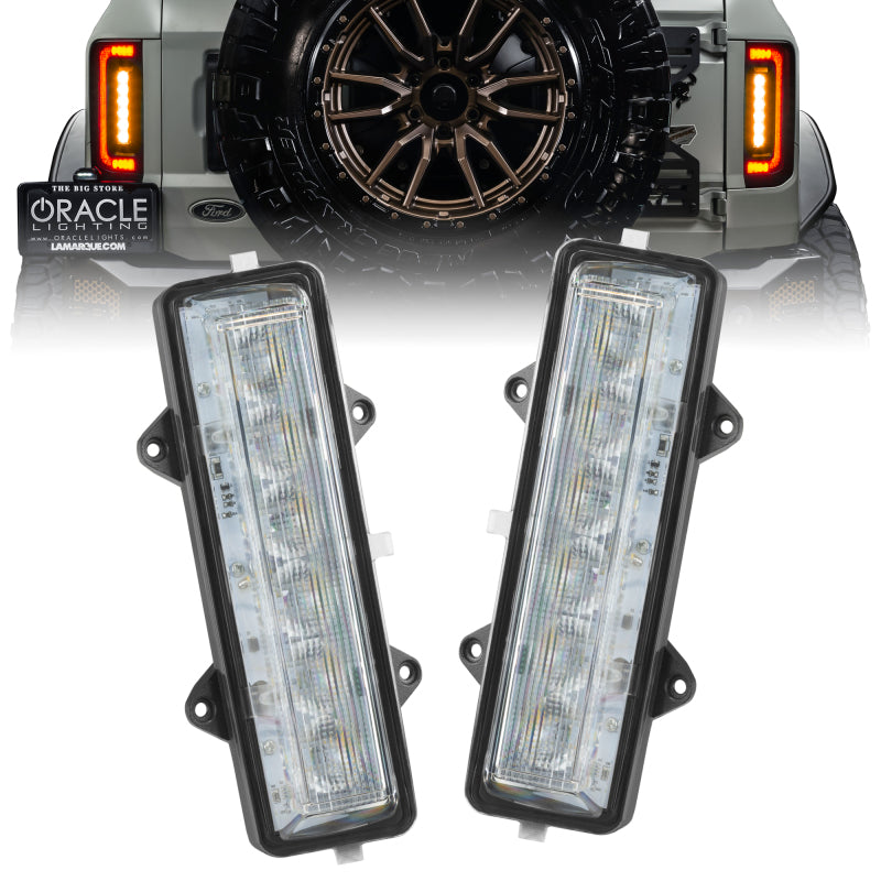 Oracle Lighting Dual Function Amber/White Reverse LED Modules Flush Tail Light 5915-FB-023