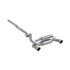 MBRP Dual Outlet 2016+ Ford Focus RS 3" Aluminized Cat-Back Exhaust S4203AL