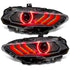 Oracle Lighting Dynamic ColorSHIFT LED Headlights - Black Series for 18-23 Ford Mustang 8204-332