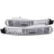 ANZO 1992-1993 Honda Accord Euro Parking Lights Chrome