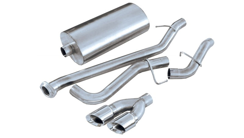 Corsa 02-07 Chevrolet Silverado Reg. Cab/Short Bed 1500 4.8L V8 Polished Touring Cat-Back Exhaust