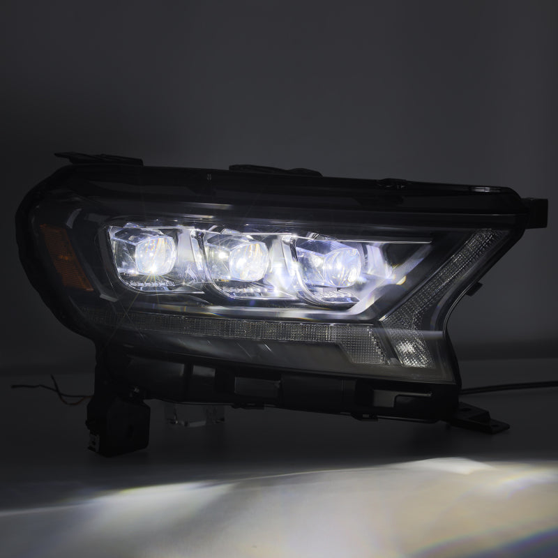 AlphaRex NOVA LED Projector Headlight Plank Style Alpha Black for 19-21 Ford Ranger 880123