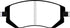 EBC 04-06 Saab 9-2X 2.0 Turbo Greenstuff Front Brake Pads