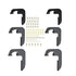 Westin 2014-2018 Chevrolet/GMC Silverado Sierra 1500 Dbl Crew Cab Running Board Mount Kit - Black