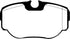 EBC 99-03 Land Rover Discovery (Series 2) 4.0 Greenstuff Rear Brake Pads