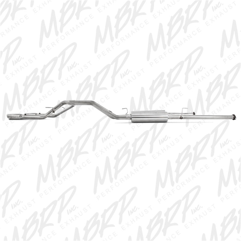 MBRP 5.7L EC-Std. & SB/CC-SB Cat Back Dual Split Rear For 09-10 Toyota Tundra - S5312409