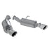 MBRP AL 2.5" Dual Mufflers Axle Back Split Rear For 05-10 Ford Mustang GT 4.6L/07-10 GT500 S7200AL