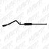 MBRP 2.5"Cat-Back Single Exit Black AL Steel For 05-15 Toyota Tacoma 4.0L EC/CC S5326BLK