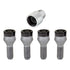 McGard Wheel Lock Bolt Set - 4pk. (Cone Seat) M12X1.5 / 17mm Hex / 25.5mm Shank Length - Black