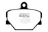 EBC 08+ Smart Fortwo 1.0 Greenstuff Front Brake Pads