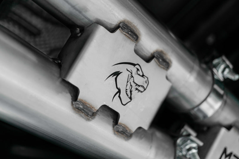 MBRP 3" Cat-Back Dual Split Rear, Race Version, 2021 Ram TRX 6.2 S/C w/ Carbon Fiber Tip S51543CF