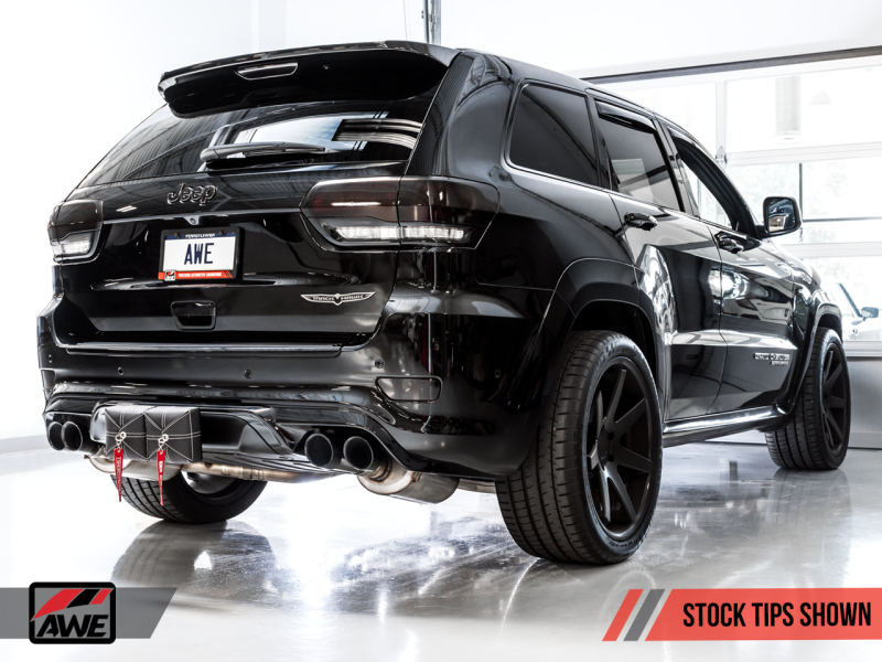 AWE Tuning Touring Edition Exhaust w/Stock Tips For 2020Jeep Grand Cherokee SRT/Trackhawk 3015-31017