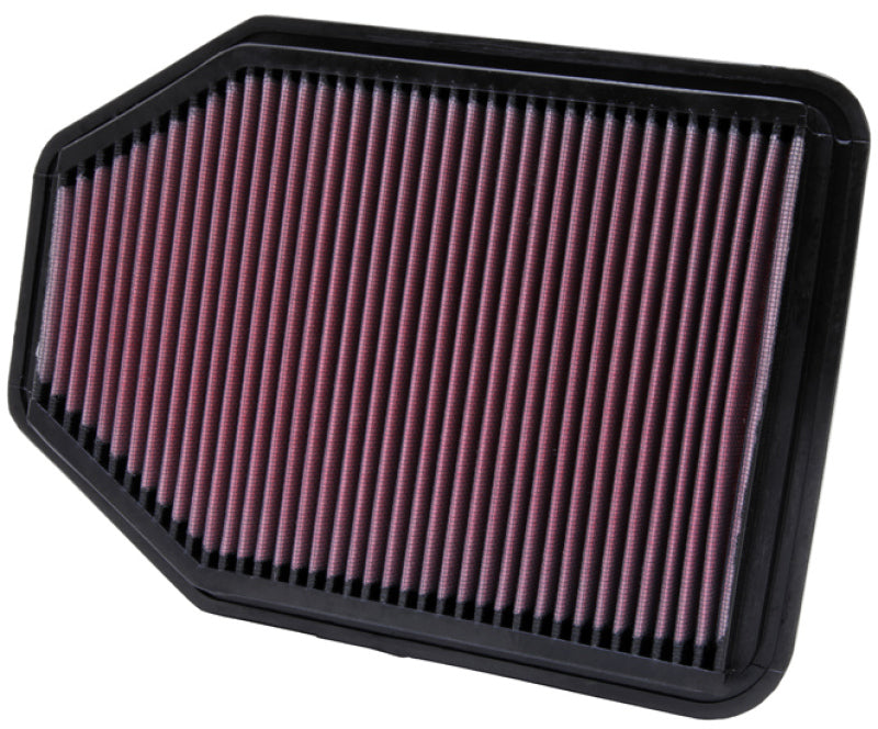 K&N Drop In Air Filter - High-Flow for 07-10 Jeep Wrangler 3.8L V6  33-2364