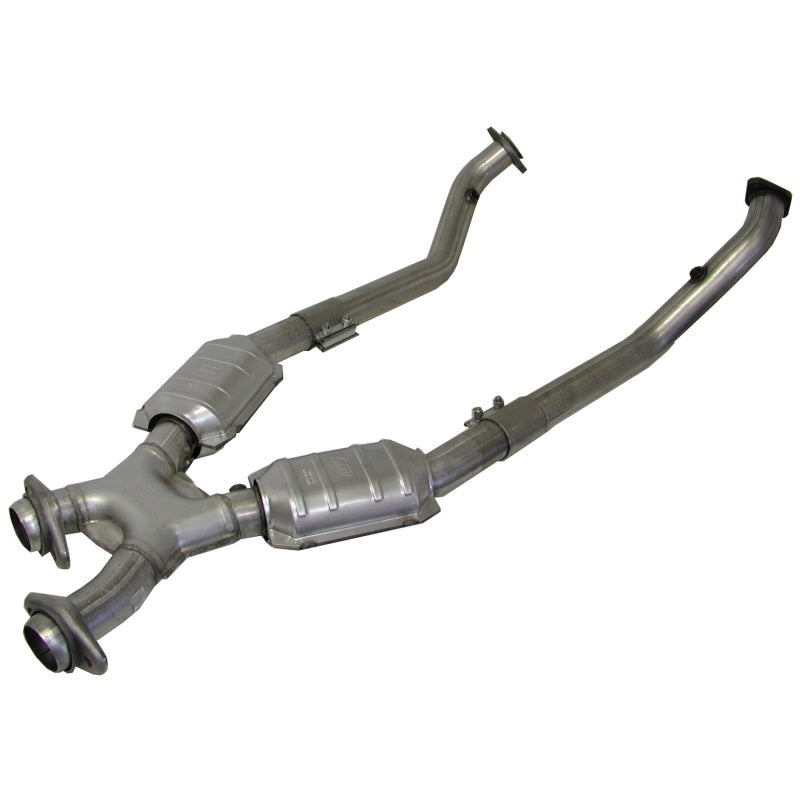 BBK 99-04 Mustang 4.6 GT / Cobra High Flow X Pipe With Catalytic Converters - 2-1/2