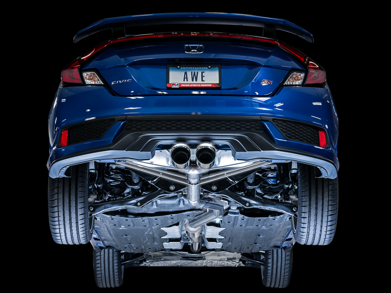 AWE Triple-to-Dual Tip Conversion Kit for 10th Gen Civic (AWE Exhaust required) 3810-31016