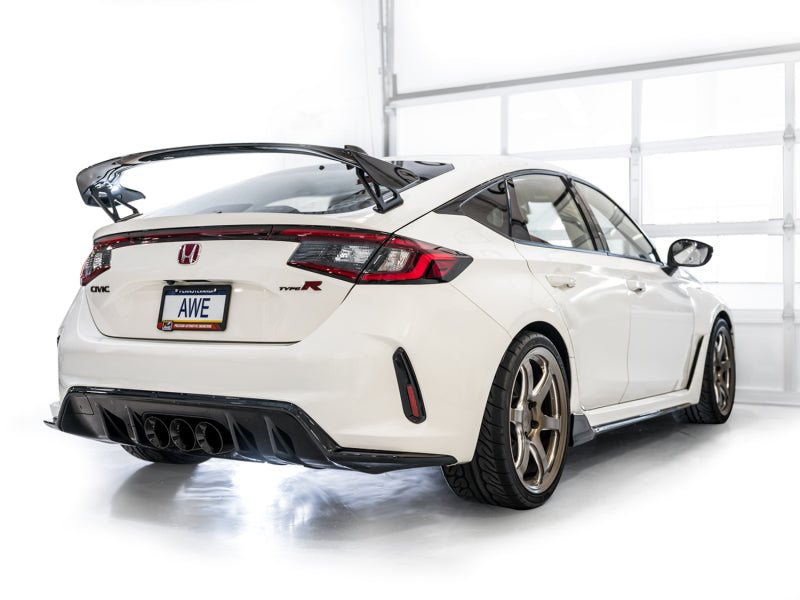 AWE Tuning Touring Edition Exhaust w/ Triple Diamond Black Tips for Honda Civic Type R FL5 3015-53287