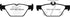 EBC 15-17 Subaru Legacy / 15-17 Subaru Outback Yellowstuff Rear Brake Pads
