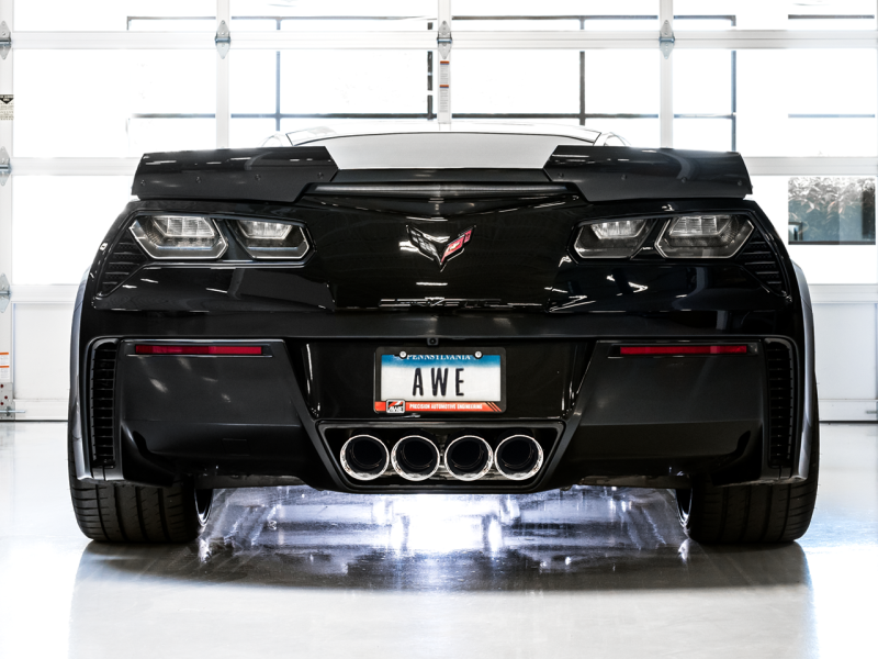 AWE Tuning Touring Edition Axle-Back Exhaust w/Chrome Tips for Chevy Corvette C7 Z06/ZR1 3015-42133