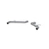 MBRP 2.5" Dual Rear Axle Back AL Steel Exhaust Sys For 19-24 Ford Edge ST, 2.7L EcoBoost V6 S5239AL