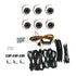 KC HiLiTES Cyclone V2 LED - Rock Light - 6-Light System - Clear - 5W Flood Beam