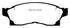 EBC 91-92 Toyota MR2 2.0 Turbo Redstuff Front Brake Pads