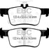 EBC 16-18 Honda Civic Yellowstuff Rear Brake Pads