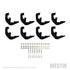 Westin 2019 Chevrolet Silverado/Sierra 1500 Double/CC Non LD Running Board Mount Kit - Black
