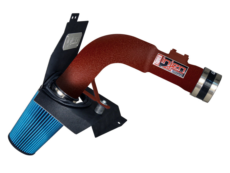 Injen Wrinkle Red SP Cold Air Intake System For 15-17 Subaru WRX STI H4-2.5L Turbo - SP1206WR