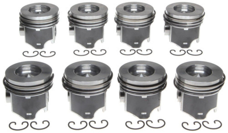 Mahle OE NAVI 7.3L IDI Turbo Dsl V8 T STD w/ PC Piston Set (Set of 8)