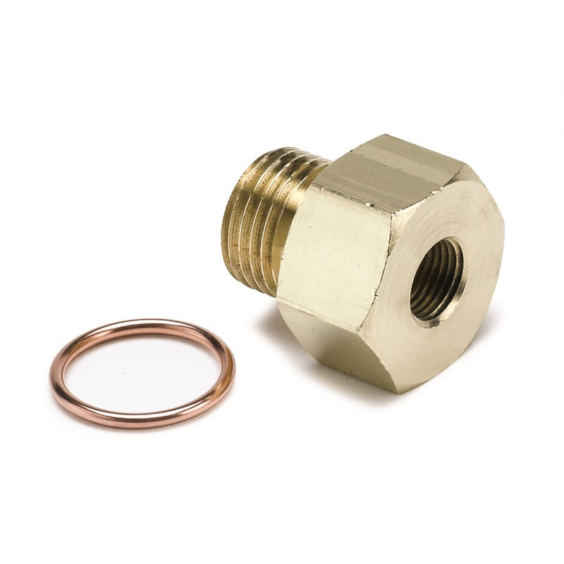Autometer Metric Oil Pressure Fitting Adapter M16X1.5 Male to 1/8