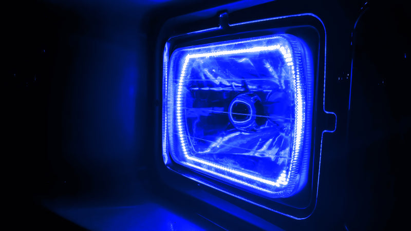 ORACLE Lighting Sealed Beam 7x6 in H6054 Headlight with Pre-installed ColorSHIFT Halo 6908-333