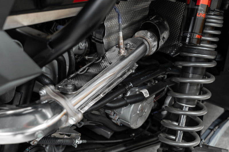 MBRP 16-21 Polaris RZR XP Turbo, 18-21 RZR XP S, 22 RZR 2.5"Direct Bolt-On Front Pipe AT-9524RP