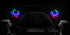 ORACLE Lighting High Powered LED Headlights 7in (Black Bezel) - ColorSHIFT w/BC1 Controller 5769-335