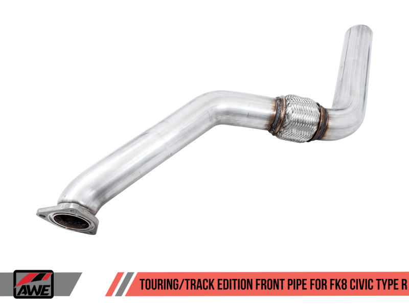 AWE Tuning Track Edition Exhaust w/Front Pipe & Triple Diamond Black Tips for Honda Civic 3020-53002